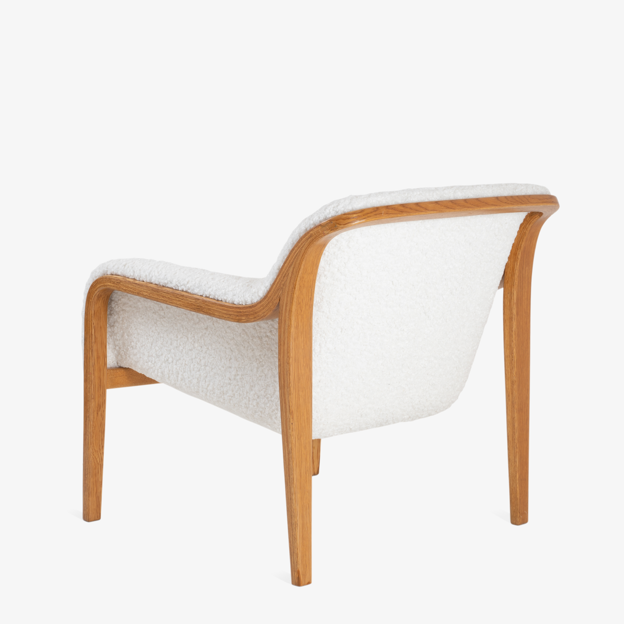 Model 1315 Bentwood Lounge Chairs in Faux Lambswool by Bill Stephens for Knoll - Square3.png