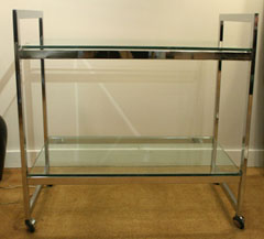 Chrome Bar Cart