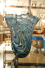 Murano Glass Hankerchief Vase
