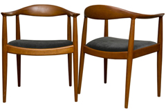 Pair of Classic Hans Wegner Chairs