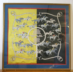 Vintage Hermes Scarf Framed Scarf