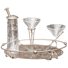 Memphis Style Four Piece Martini Set
