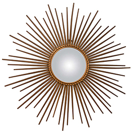 1950's Chaty Vaullaris Sunburst Mirror