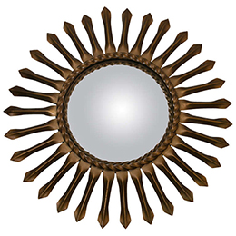 Vintage Chaty Vallauris Sunburst Mirror