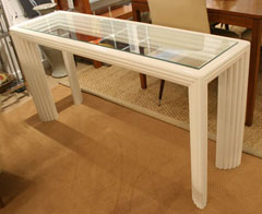 White Lacquer Console