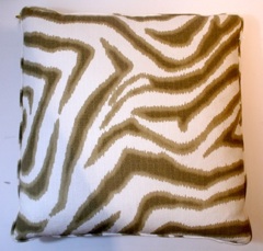Zebra Print Throw Pillow