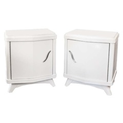 Art Deco Moderne Door Stand Pair