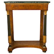 Mid-Century Diminutive Antique French Console