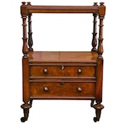 19th Century Antique Regency Style Canterbury